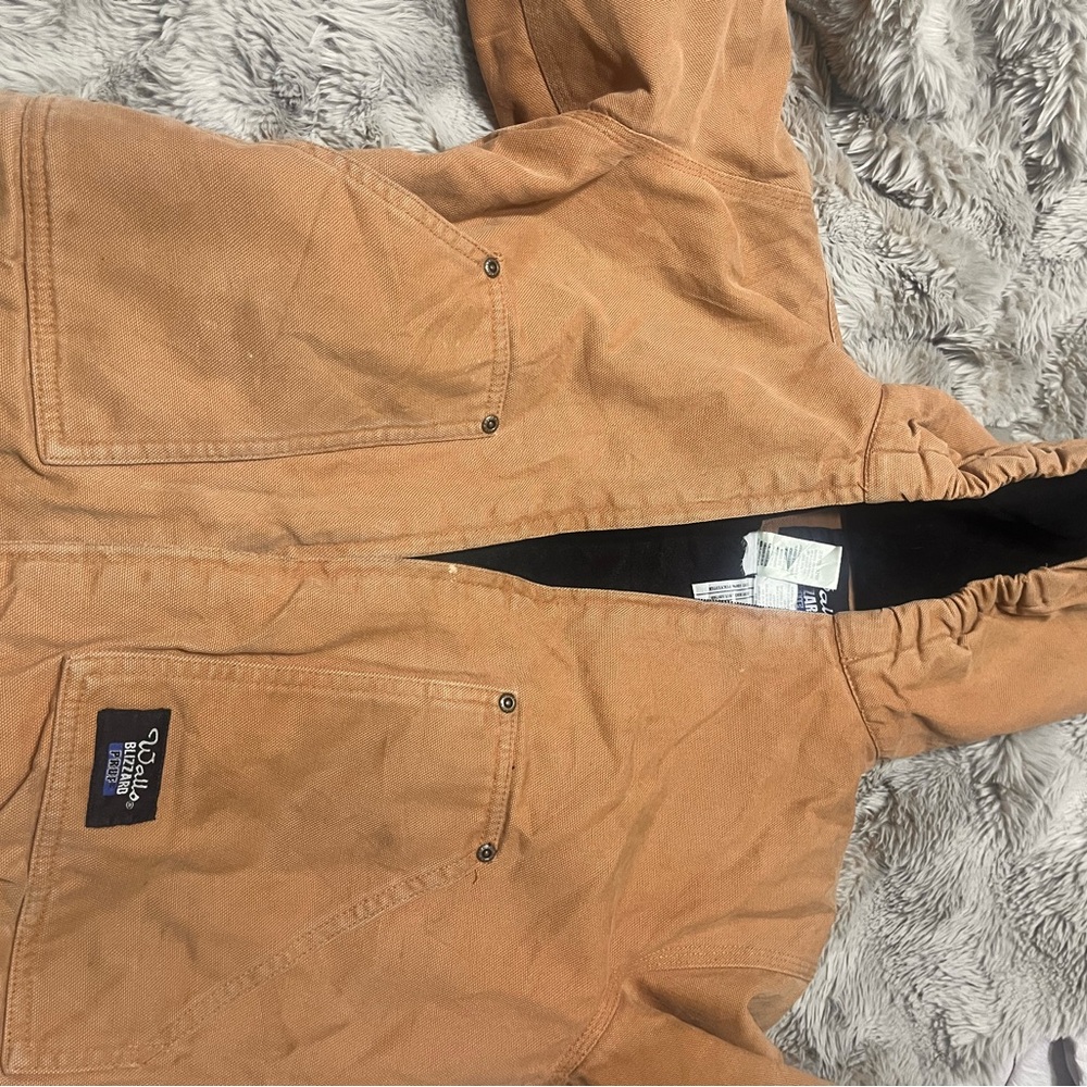 Tan Hooded Jacket